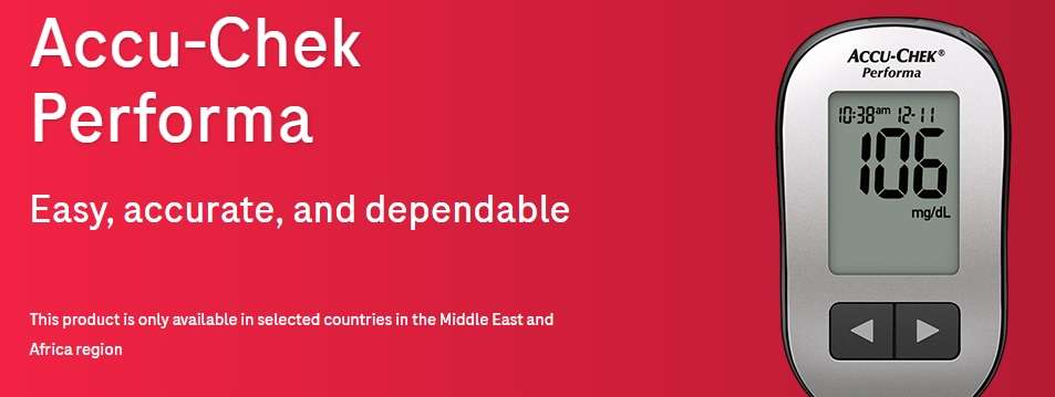 Accu-Chek Performa Glucose Test Kit.