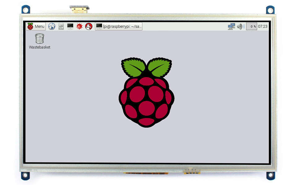 10.1inch Resistive Touch Screen LCD, 1024×600, HDMI, IPS, Supports Raspberry Pi / PC