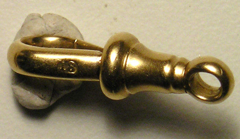 Two (x2) Antique Gold Lobster-Claw Necklace Clasps * 18ct 5.46 gm *