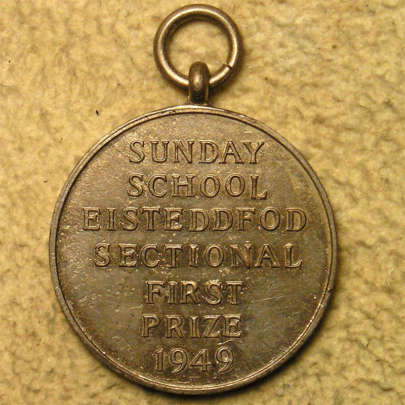 1949 Johannesburg & District Sunday School Union Pize Medal