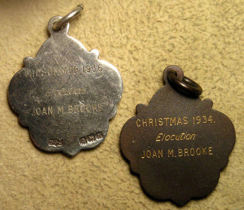 Two London Academy of Music Award Medals: 1934 Bronze & 1936 Silver