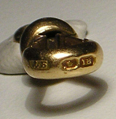 Two (x2) Antique Gold Lobster-Claw Necklace Clasps * 18ct 5.46 gm *