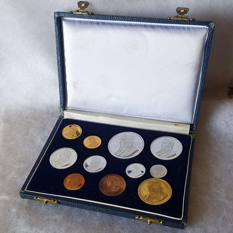 Paul Kruger Union Coinage Commemorative Long Proof Set 1987 Token Coins (Animals)