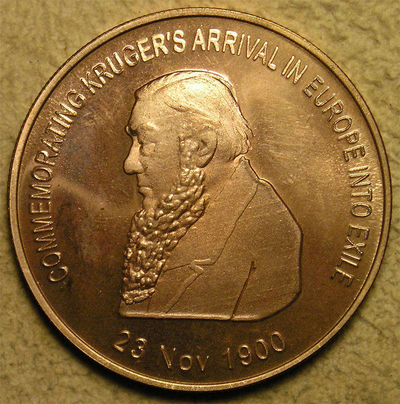 Paul Kruger Journey into Exile on the Dutch Ship Gelderland in 1900 Medal
