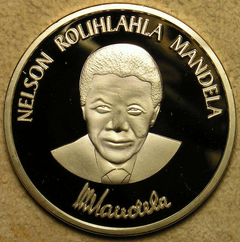 Nelson Mandela on Robben Island Medal