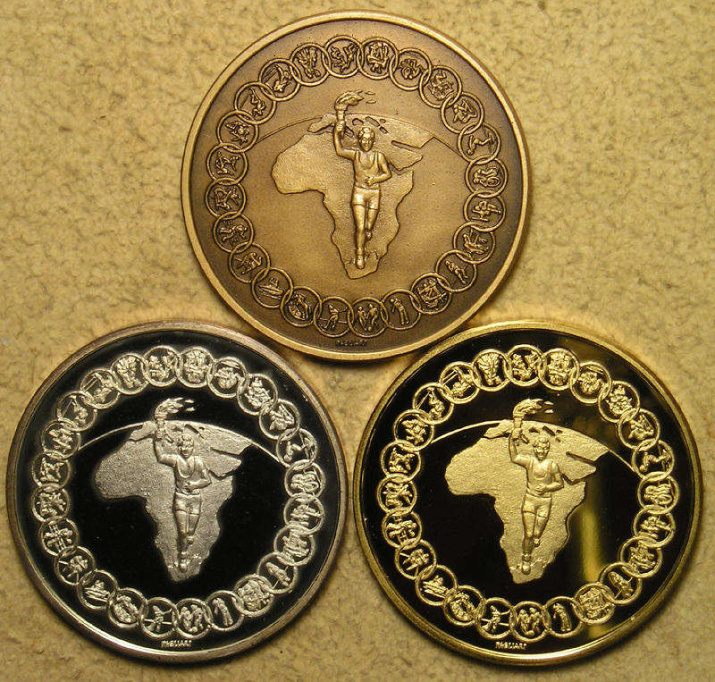 South Africa at the 1992 Barcelona Olympics, Set of Three Medals