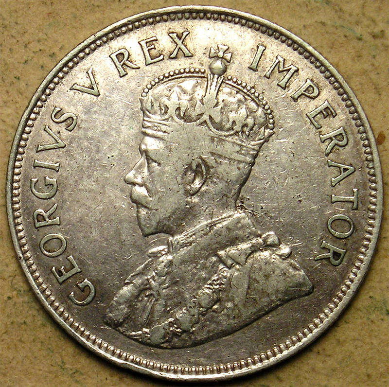 Union: 1923 King George V Silver 2 1/2  Shillings * NICE *