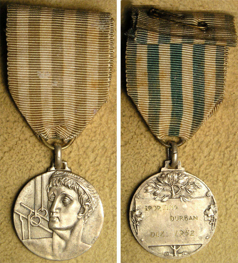1952 Sporting Durban Medal