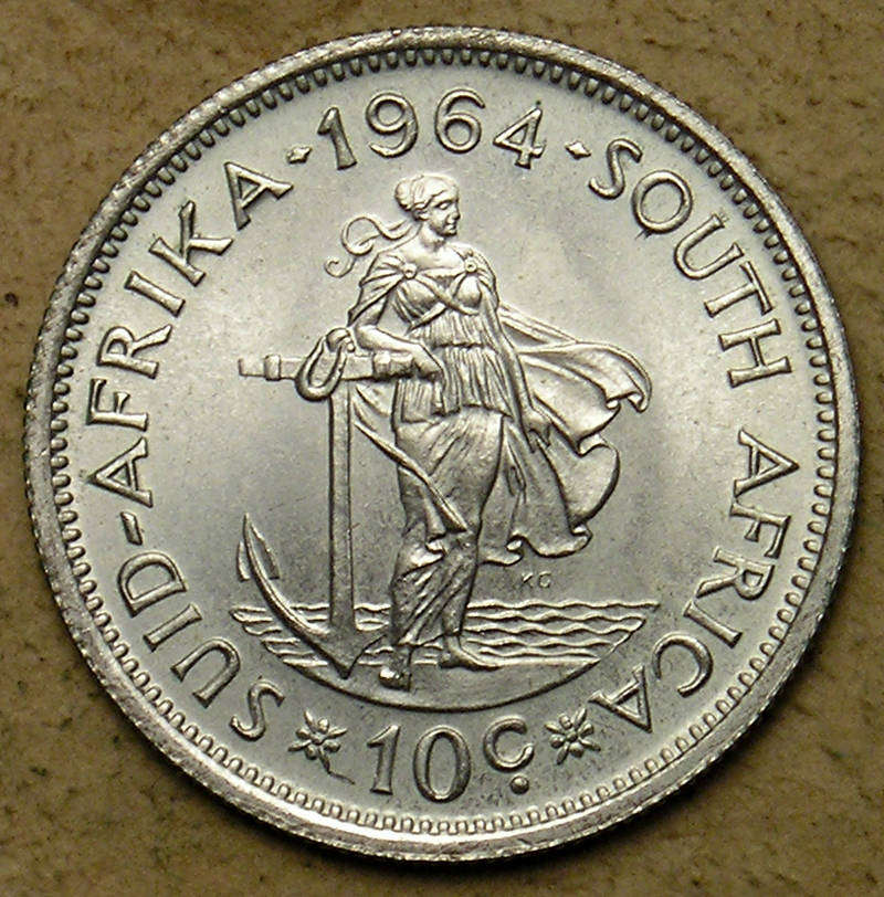 Republic: 1964 Silver 10 Cents