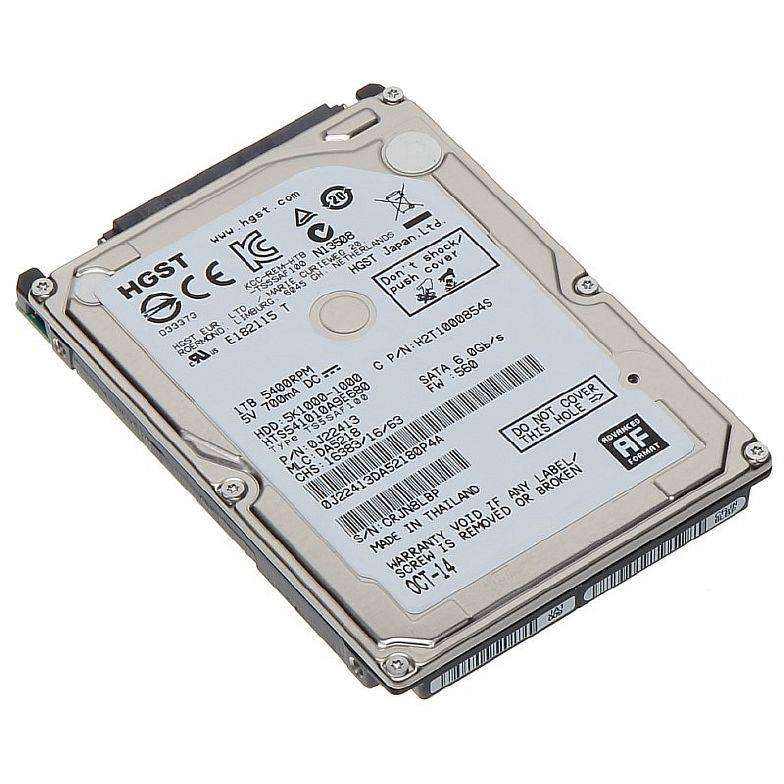 2T Hardrives (2 of 1 TB each Crucial and HGST)
