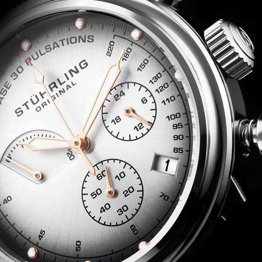 STUHRLING ORIGINAL® Men's Pulse Chronograph Watch