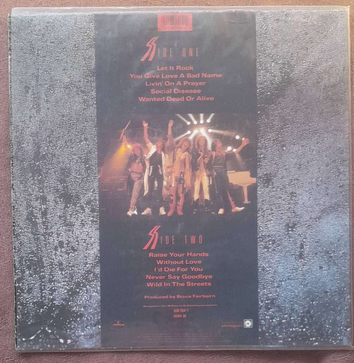 Bon Jovi Slippery When Wet Vinyl