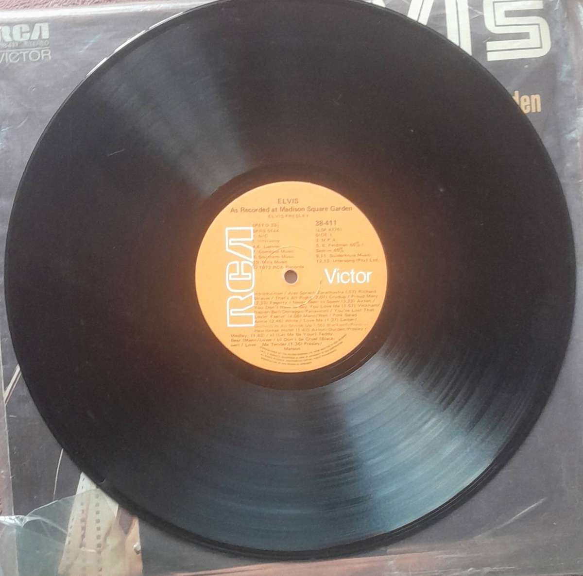 Elvis As Recorded At Madison Square Garden Vinyl
