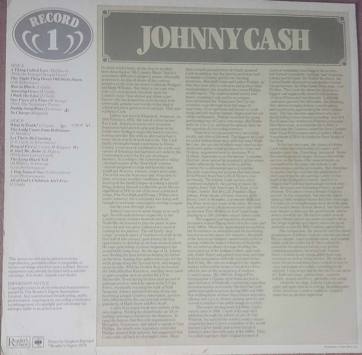 Johnny Cash Vinyl