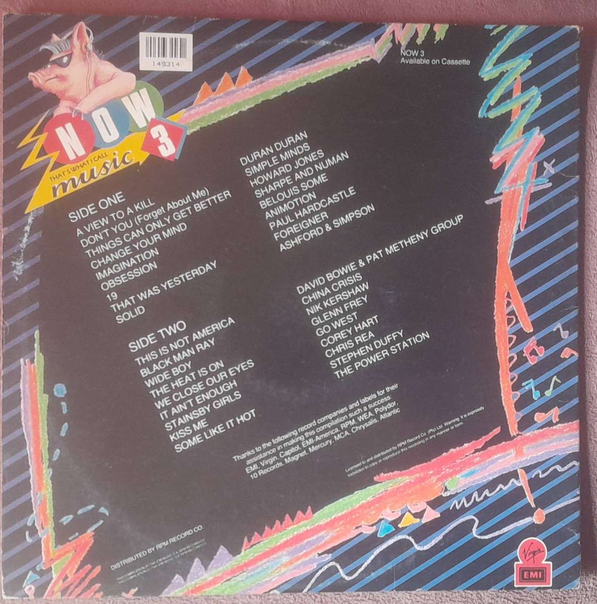 NOW That's What I Call Music 3 Vinyl