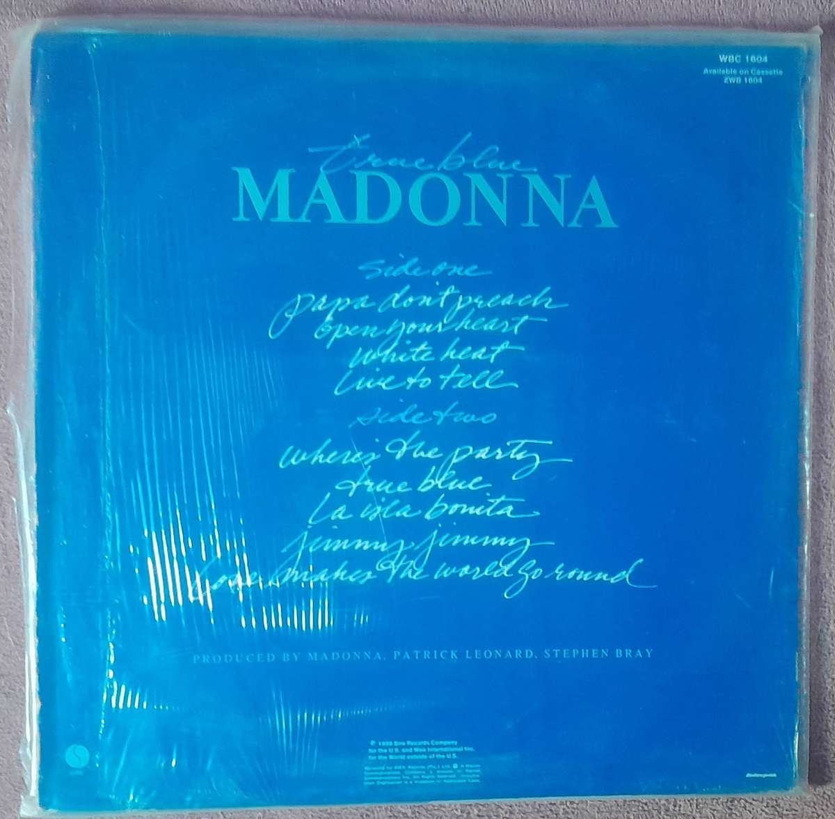 Madonna True Blue Vinyl