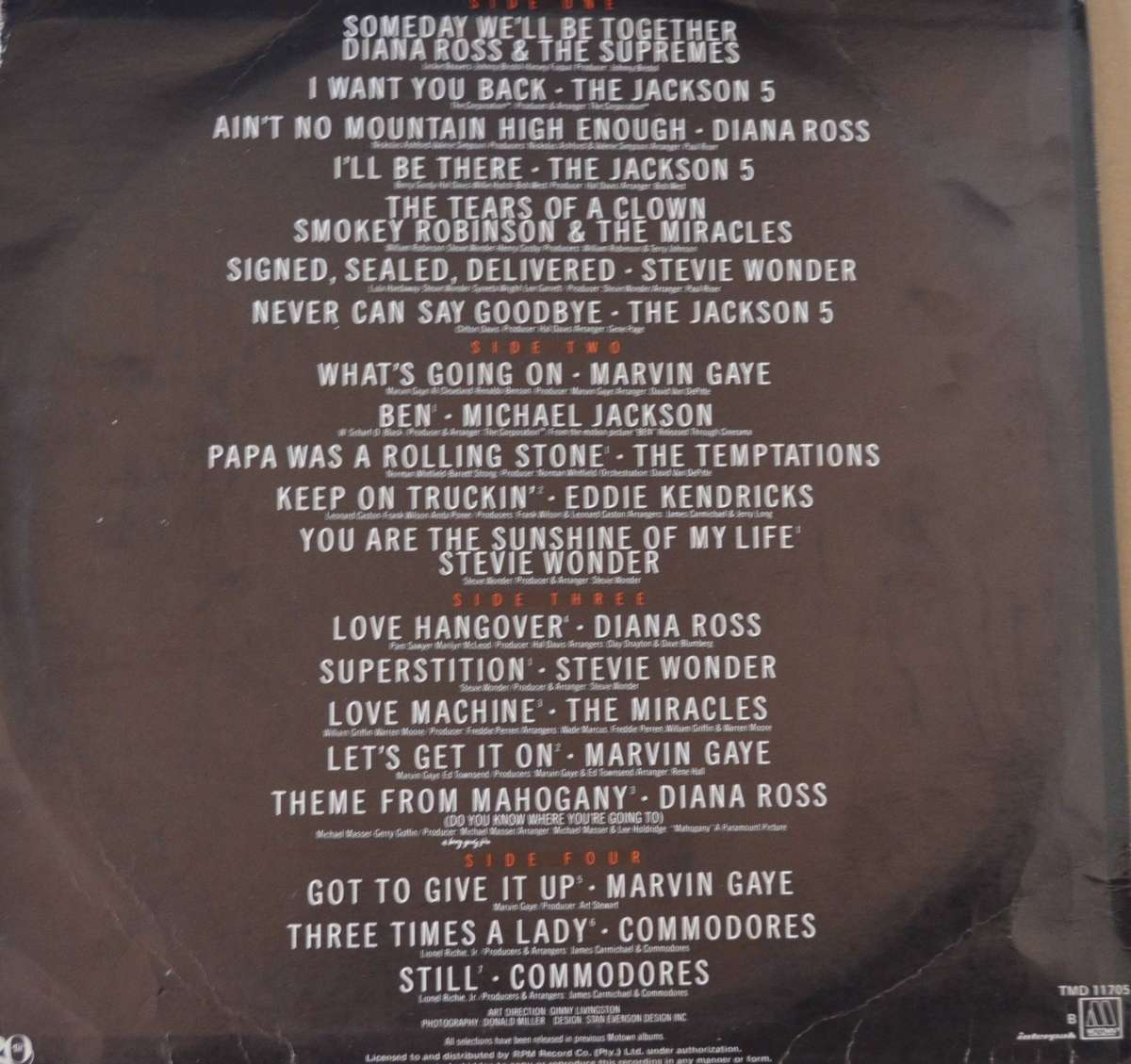 Twenty No.1 Hits From Twenty Years At Motown Vinyl