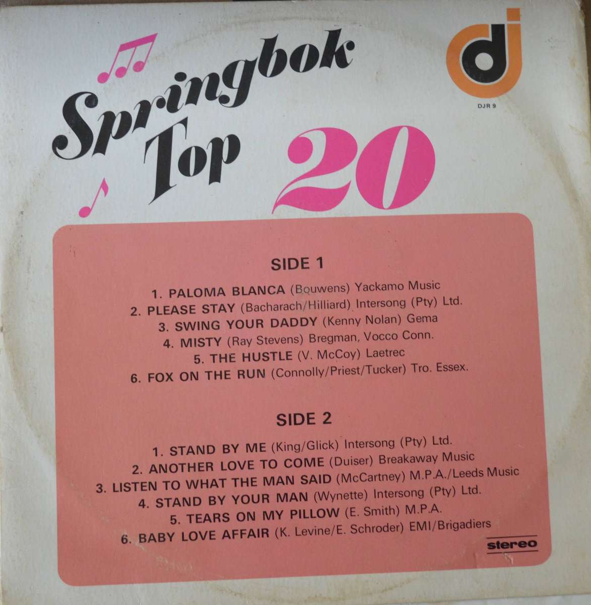 Springbok Top 20 Double Vinyl