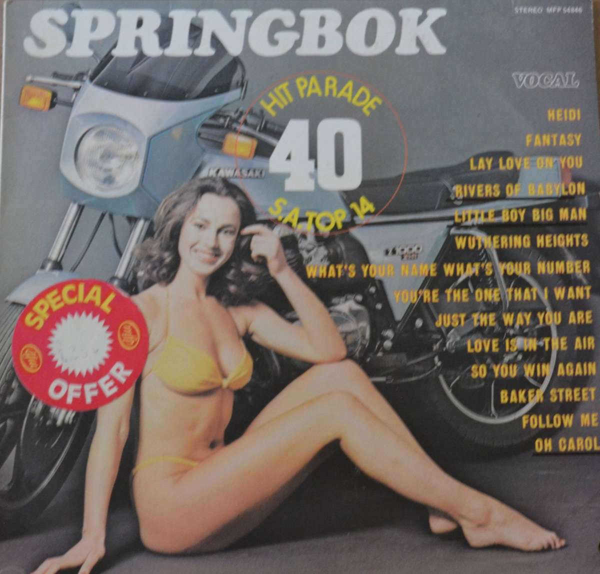 10 Springbok Hit Parade Vinyls/Lp - Your bid is for All