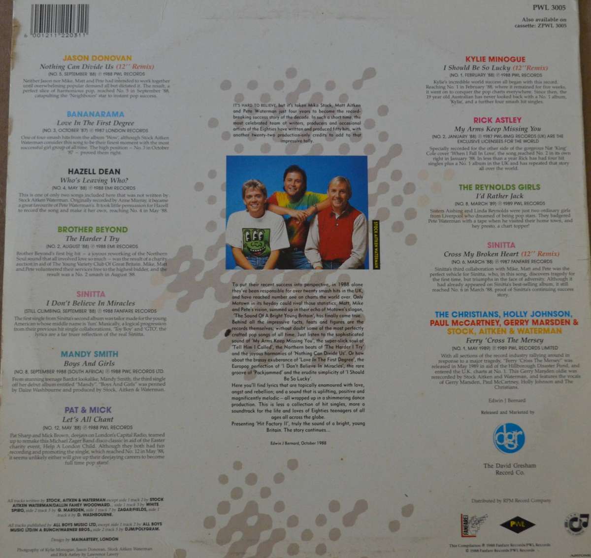 The Hit Factory Vol 2 Vinyl/LP