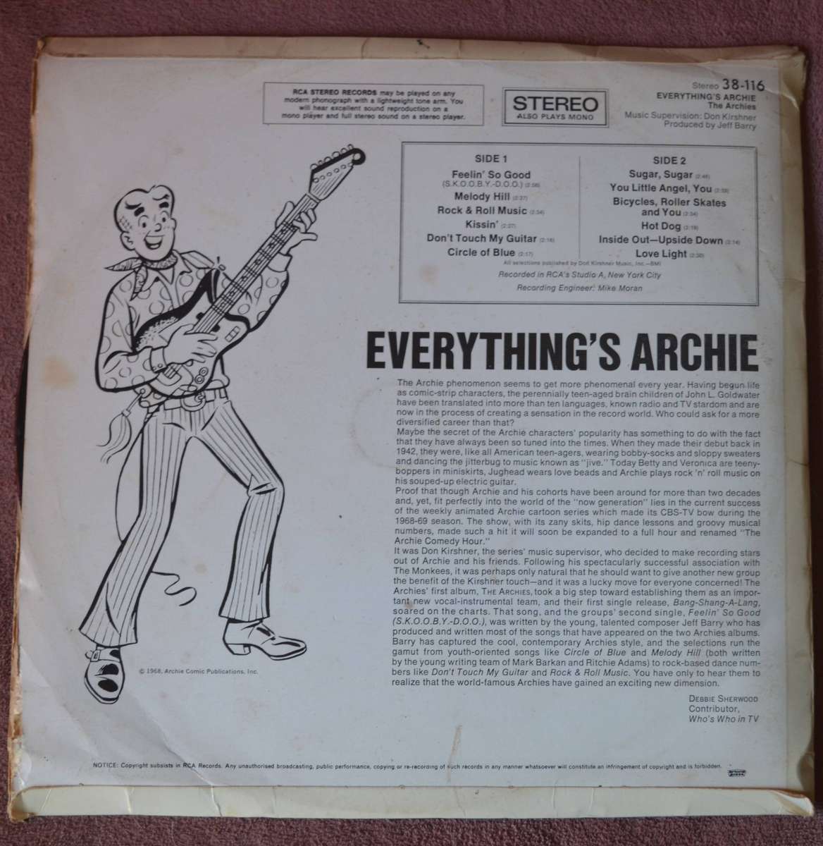 The Archies Everything's Archie Vinyl