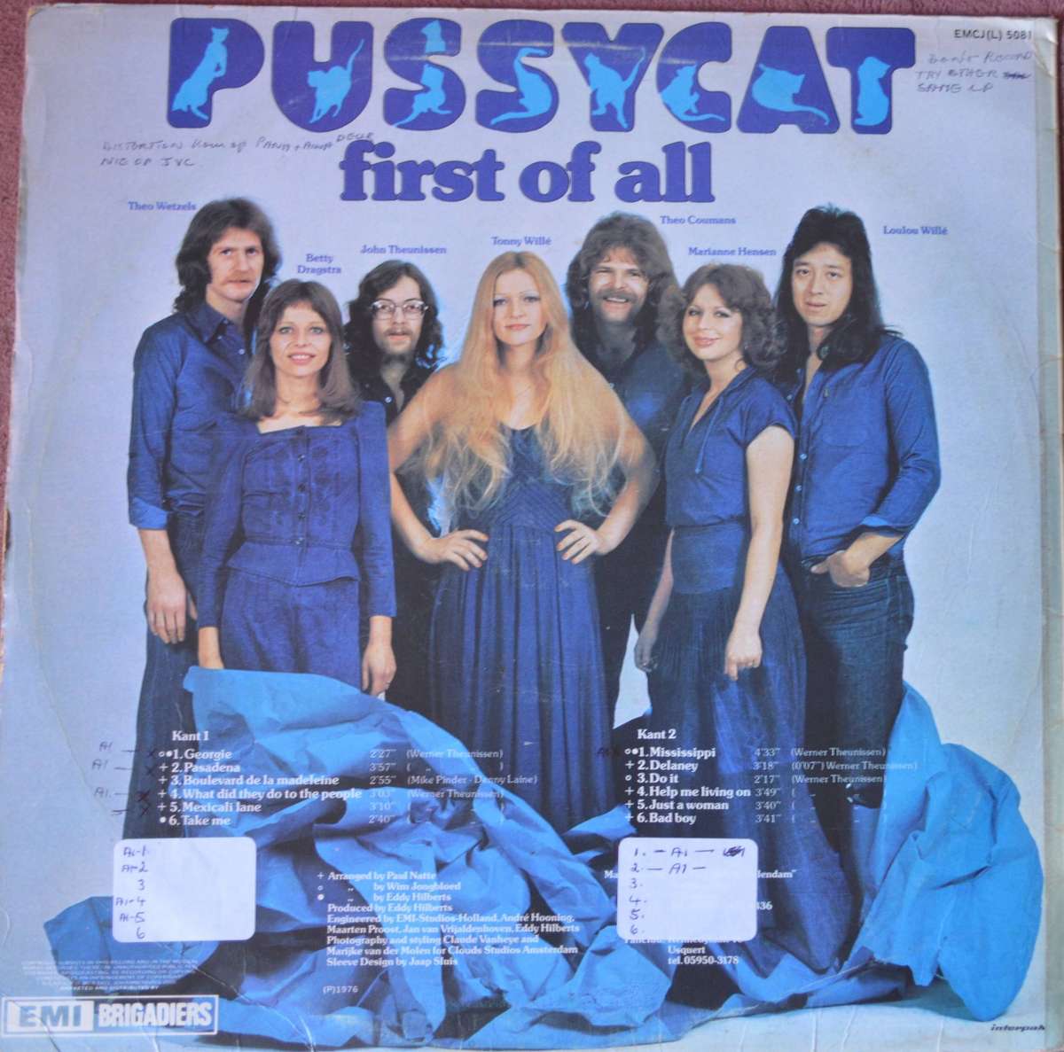 Pussycat First of All Vinyl