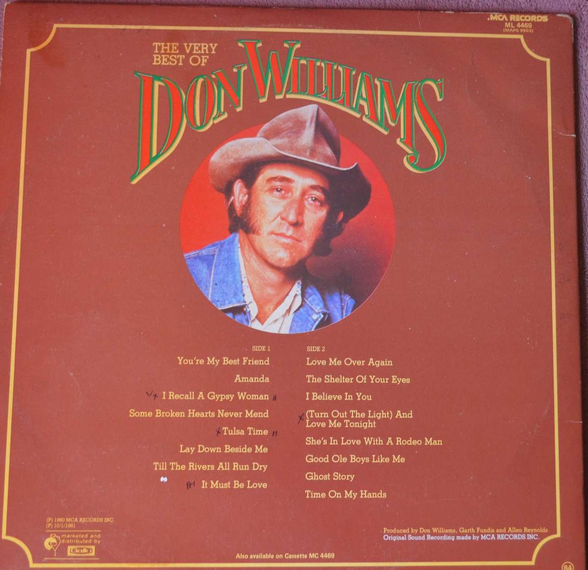 The Very Best of Don Williams Vinyl