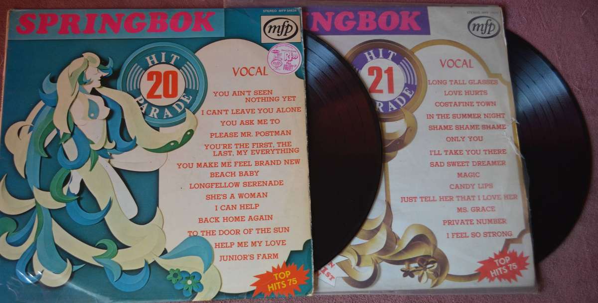 Springbok Hit Parade 20 and 21 Vinyl