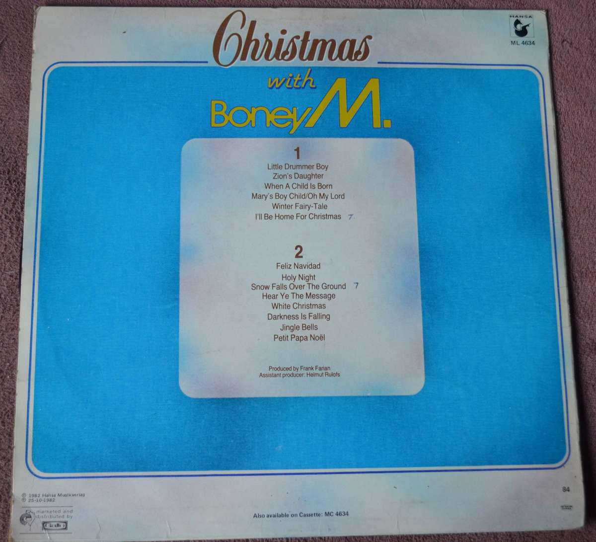 Christmas With Boney M Vinyl