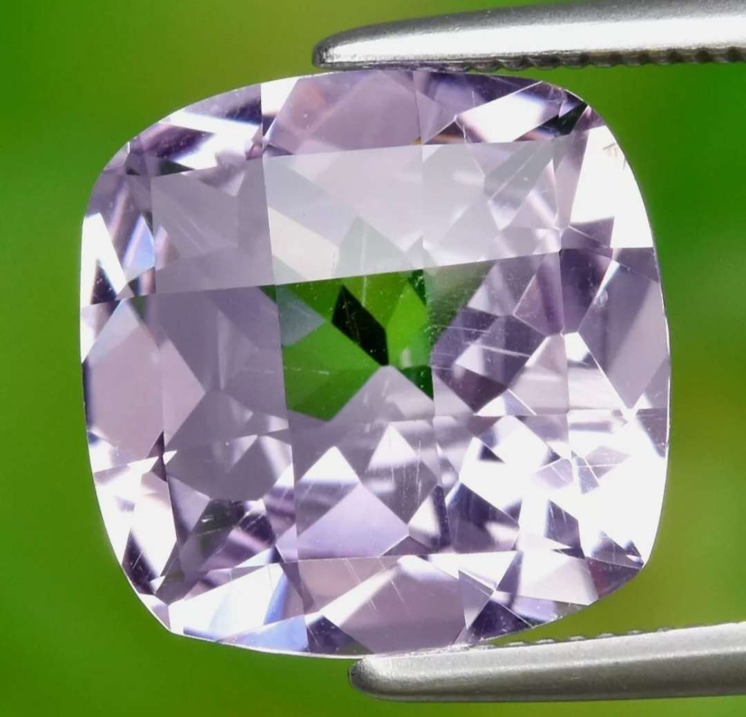 Beautiful! 3.04ct Cushion Cut Natural Purple Amethyst