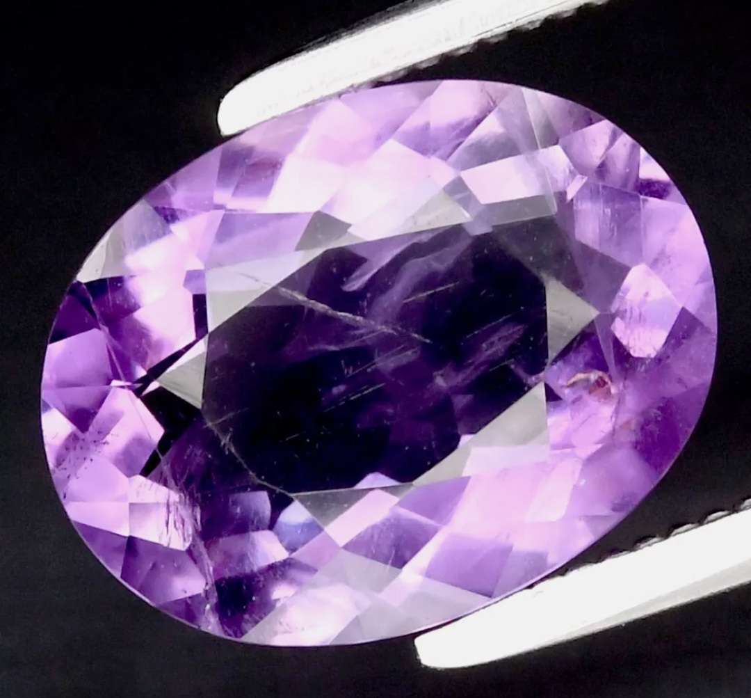 Oval Cut 9.5x7.2mm Natural Purple Amethyst