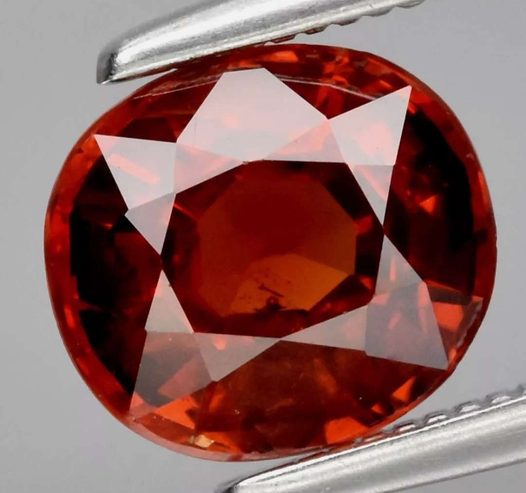 1.53ct 6.8x6mm Cushion Cut Natural Orange Spessartite Garnet