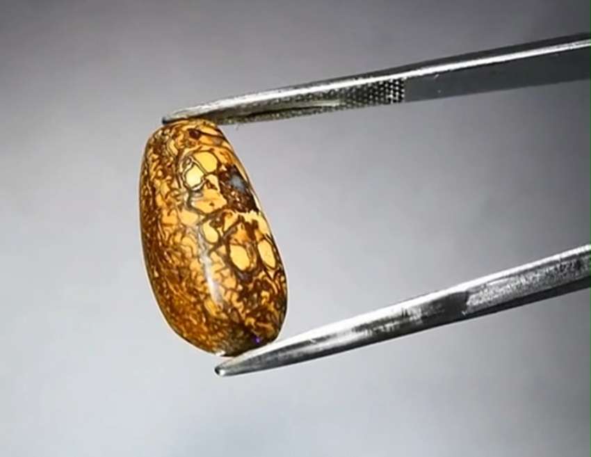 9.45ct Free Form Cabochon Natural Winton Matrix Boulder Opal