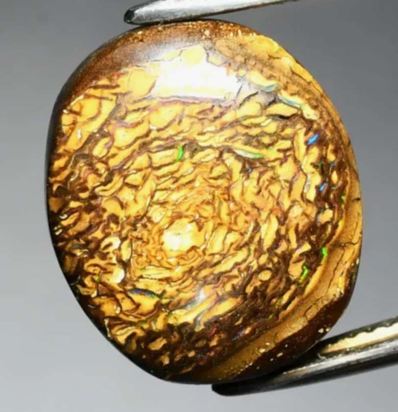 9.20ct Oval Cabochon Natural Koroit Boulder Opal