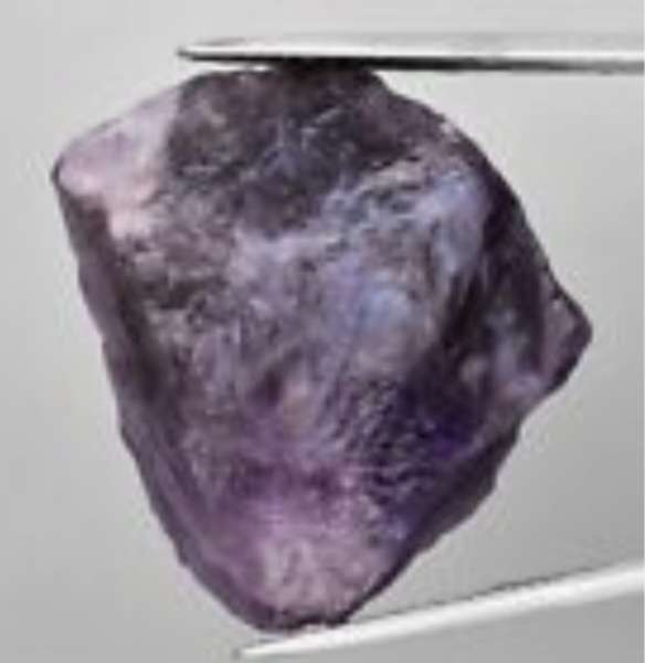 109ct Rough Natural Unheated Purple Amethyst