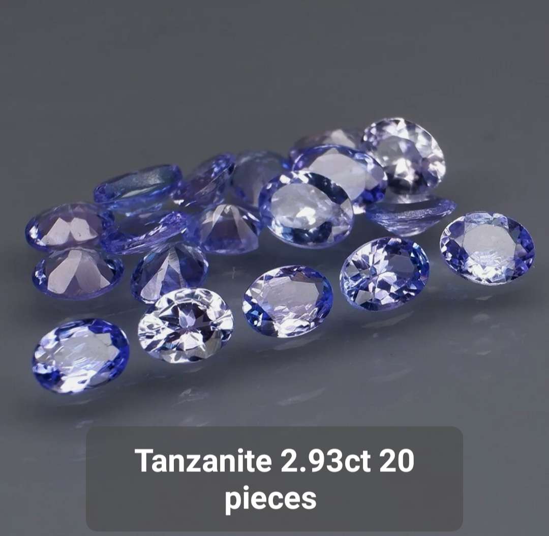 Natural Tanzanite Oval Cut -Your bid is for all 20 pieces