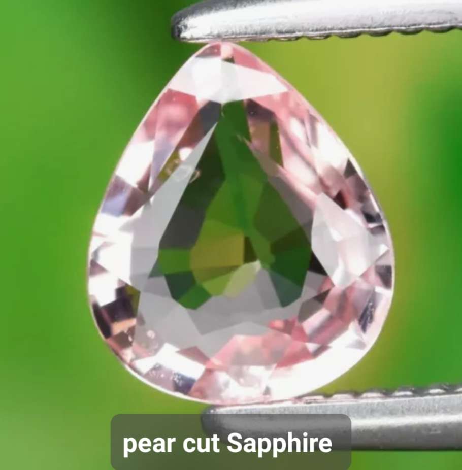 Round and Pear Cut Natural Sapphire lot