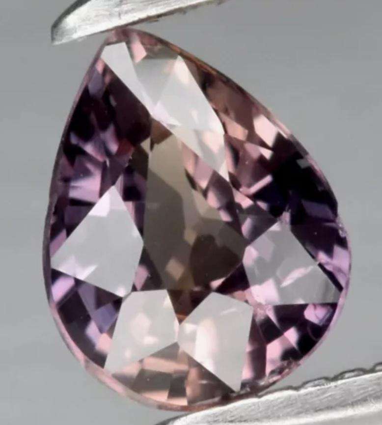 Natural Unheated Purple Sapphire Pear cut