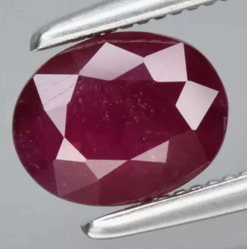 Beautiful Natural Oval Cut Ruby