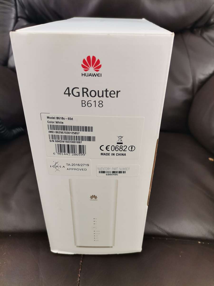 Huawei B618 4G/LTE 600 Mbps Mobile Wi-Fi Router - White