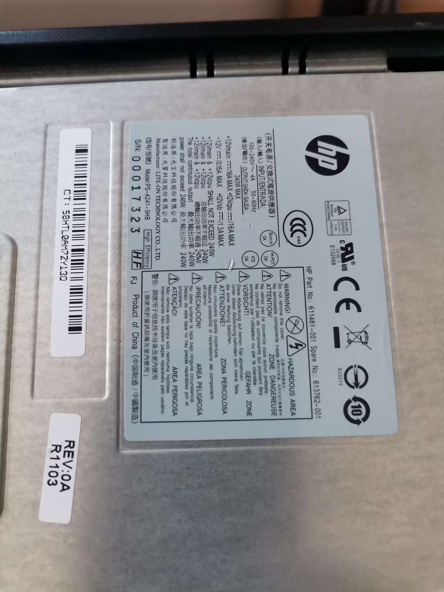 HP Compaq 8200 Elite Small Form Factor PC-Parts