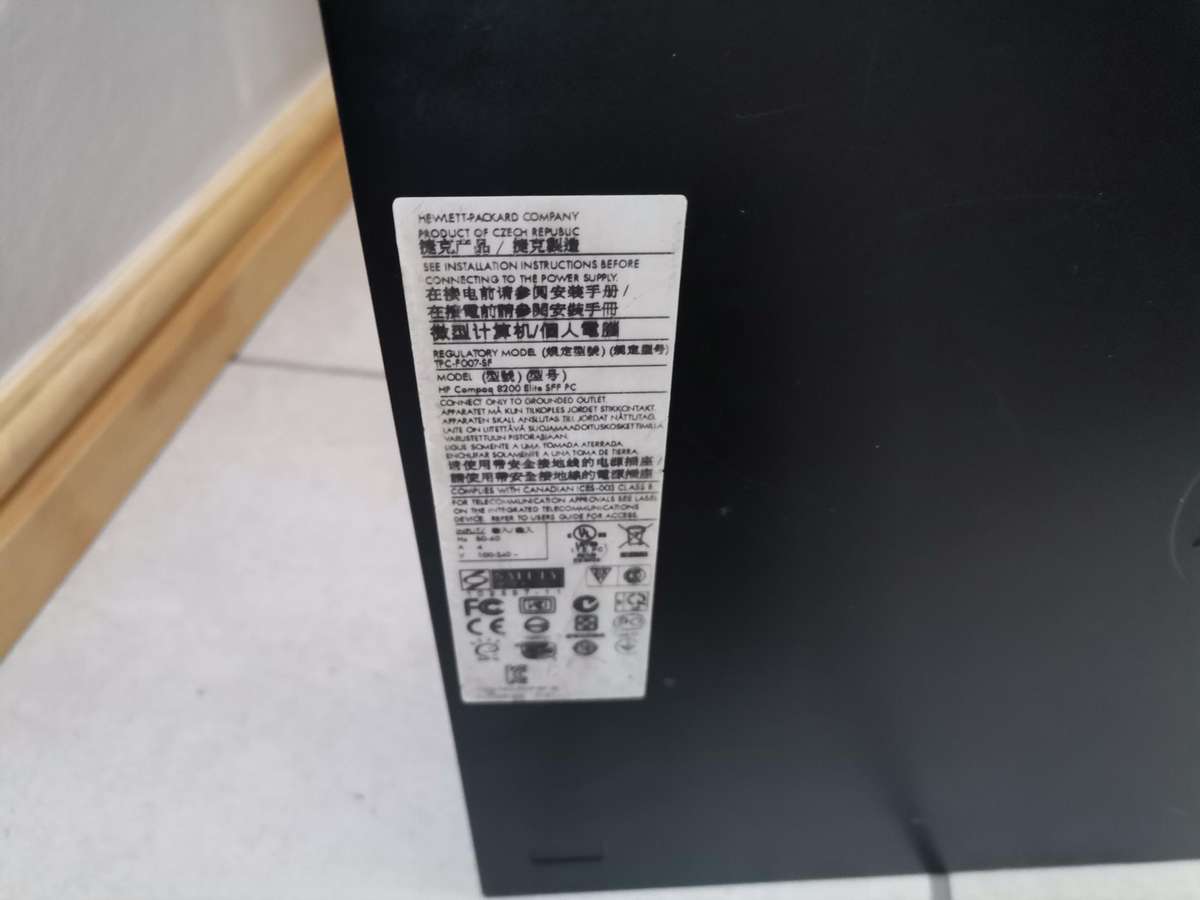 HP Compaq 8200 Elite Small Form Factor PC-Parts