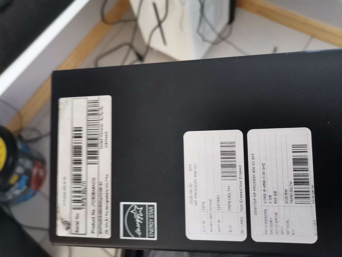 HP ProDesk 600 G1 SFF Desktop PC  i5 4590  12GB RAM 256SSD - 500GB HDD  Win11Pro