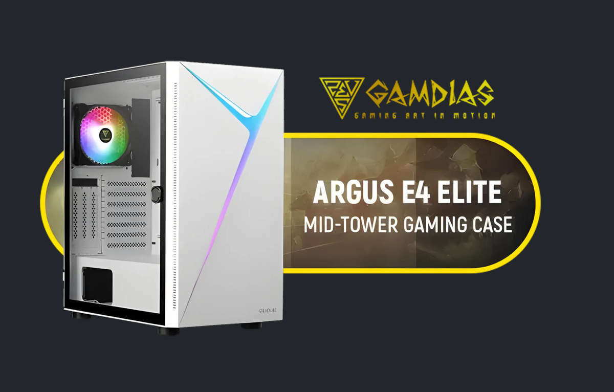 Gamdias ARGUS E4 Elite Tempered Glass Mid-Tower ATX Gaming Case