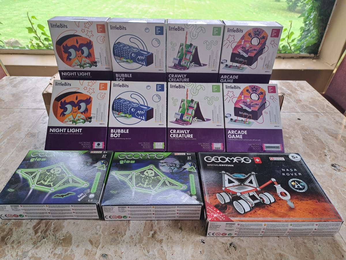 Imported Little Bits & Geomag  Toy Collection New in the Box Unopen