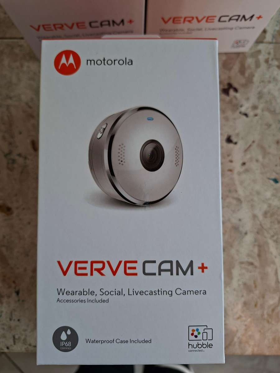 4 x  New Motorola  VerveCam+ - Auction Starting at R1.00 - No Reserve