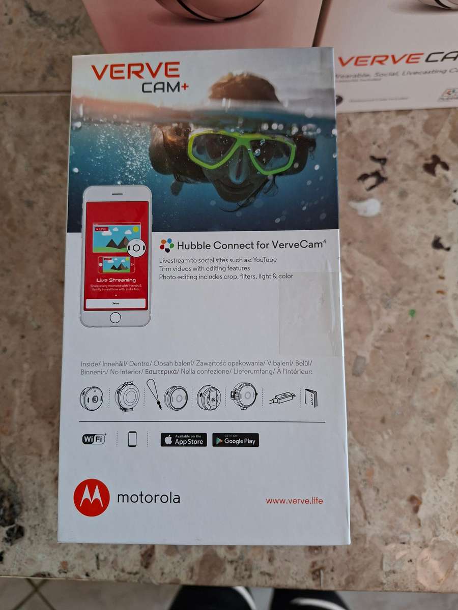 4 x  New Motorola  VerveCam+ - Auction Starting at R1.00 - No Reserve