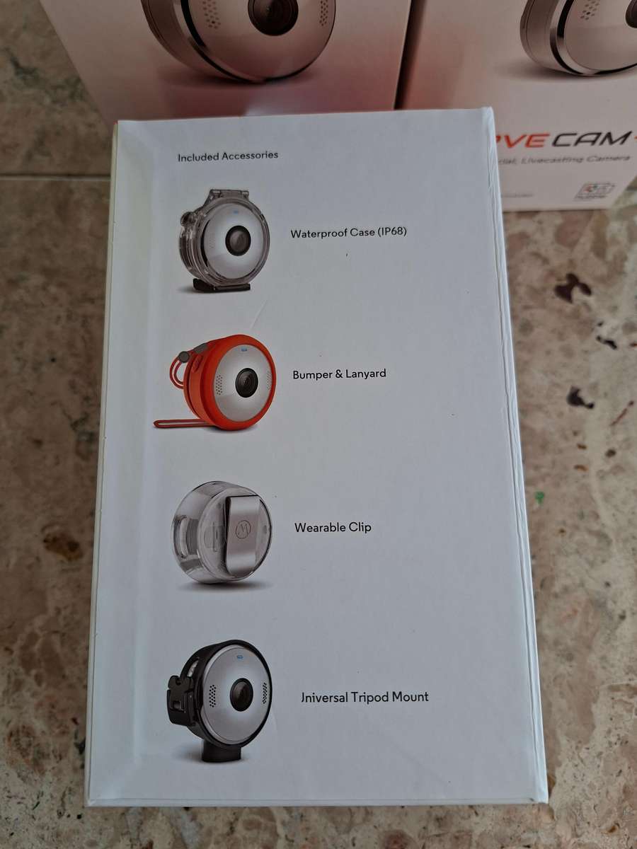 4 x  New Motorola  VerveCam+ - Auction Starting at R1.00 - No Reserve