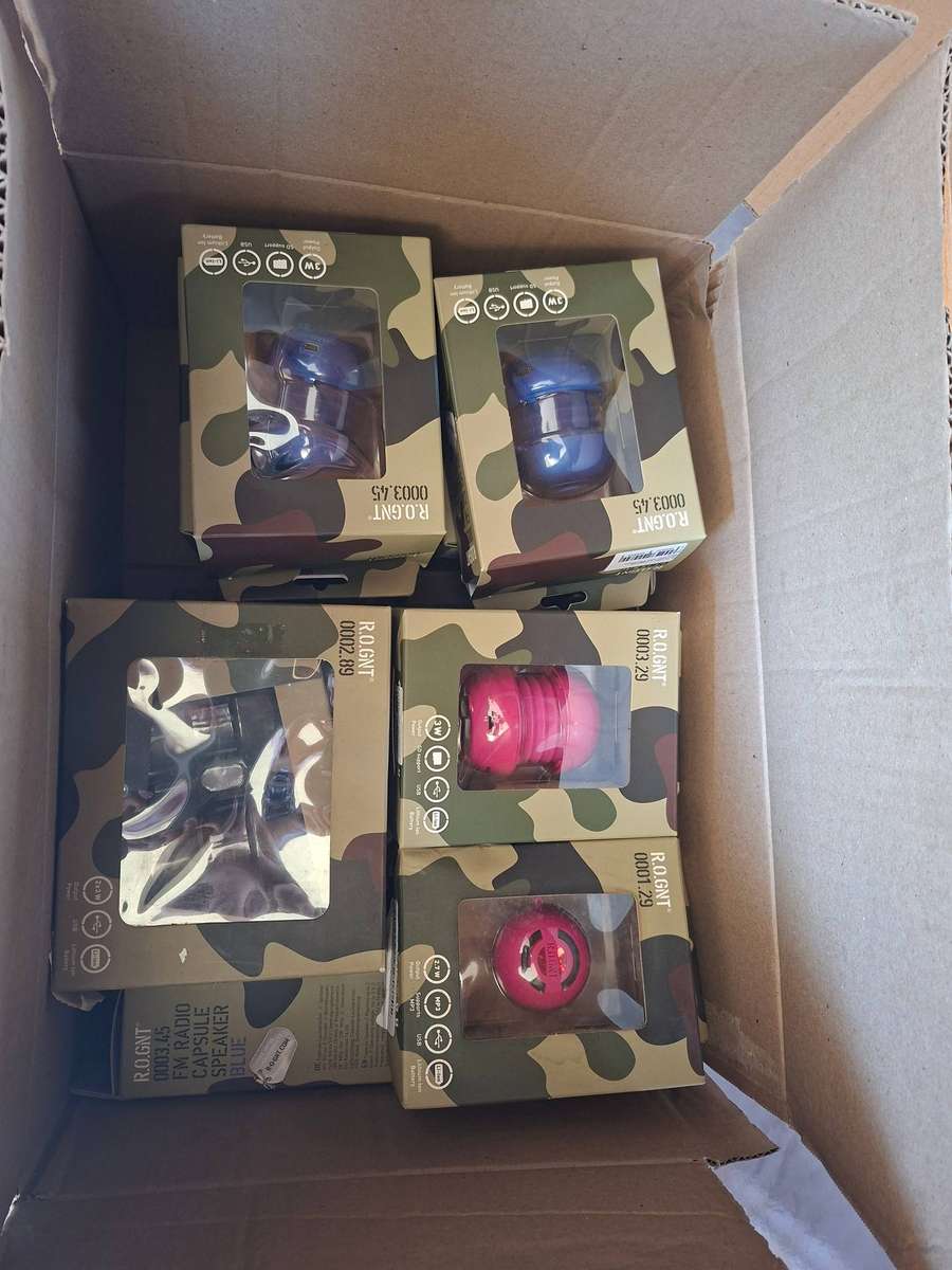 Mixed R.O.GNT Speakers - MASSIVE CLEARANCE AUCTION  R1.00 START, NO RESERVE