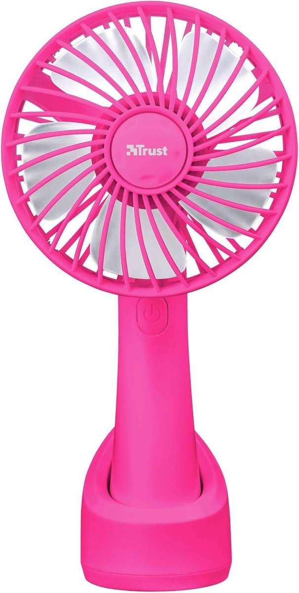 Trust Ventu Go Portable Fans  2 Pink, 2 Yellow, 2 Red  Damaged Boxes, Brand New  R1.00 No Reserve